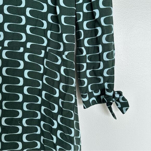 Reformation Port Green Retro Dress - Picture 3 of 9